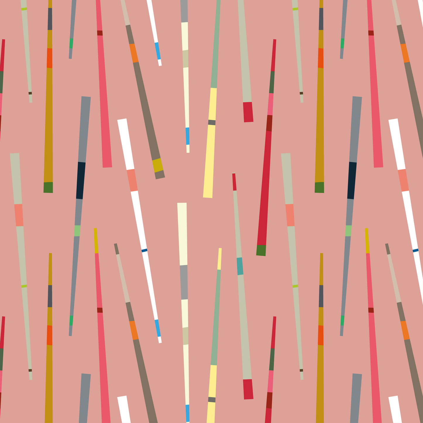 Chopsticks Fabric Salmon
