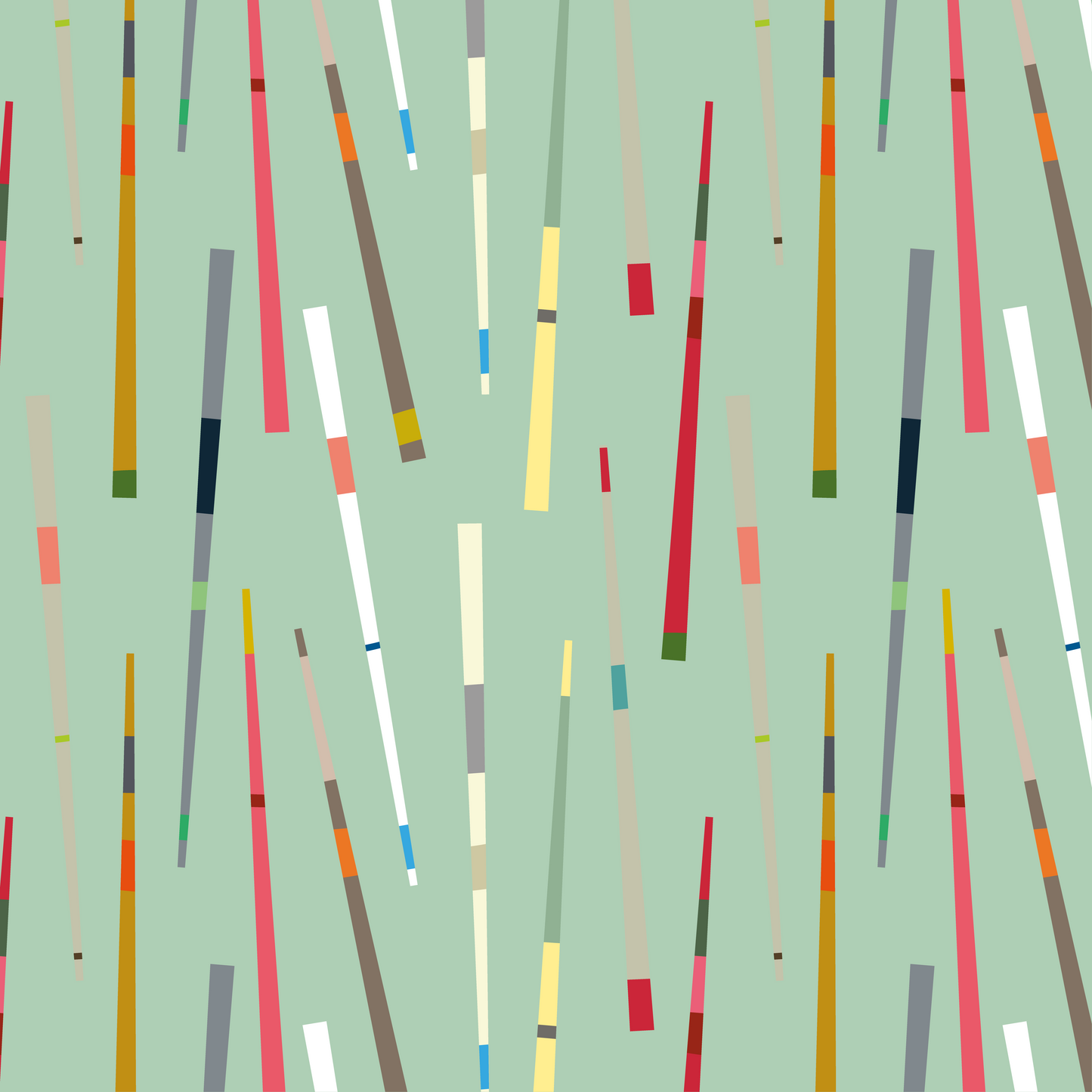 Chopsticks Fabric Mint