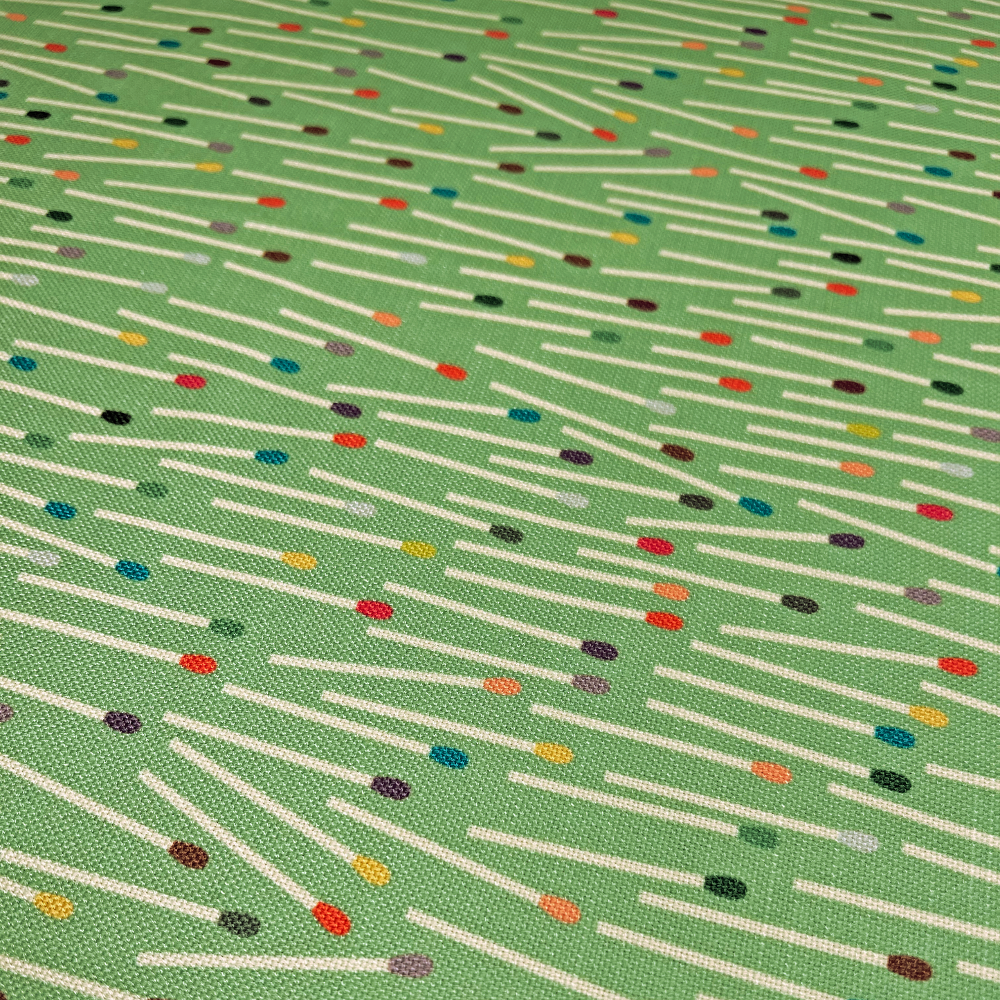 Matchsticks Fabric Apple