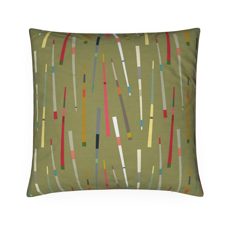 Chopsticks Cushion Olive