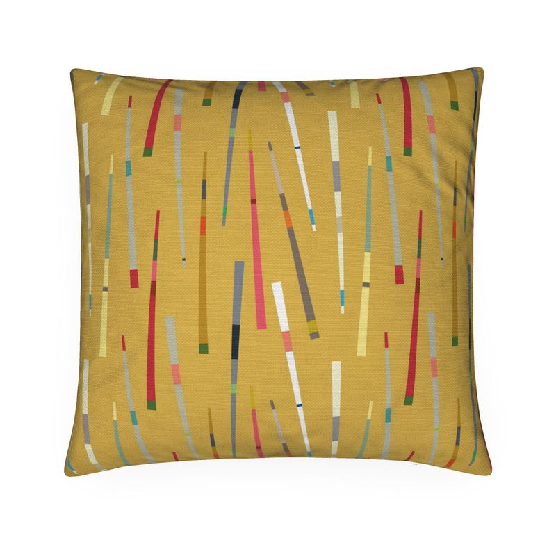 Chopsticks Cushion Mustard