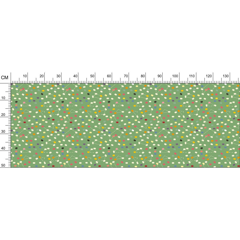 Matchsticks Fabric Apple