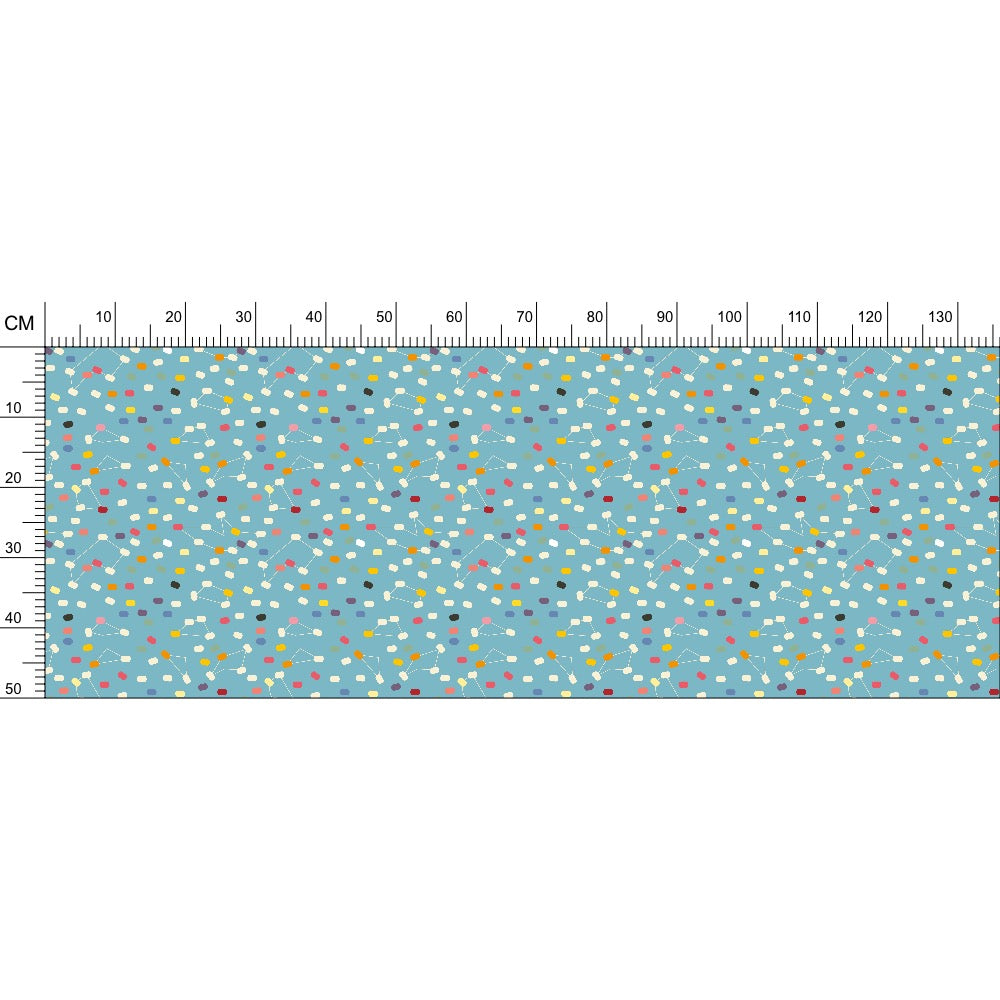 Germs Fabric Sky Blue