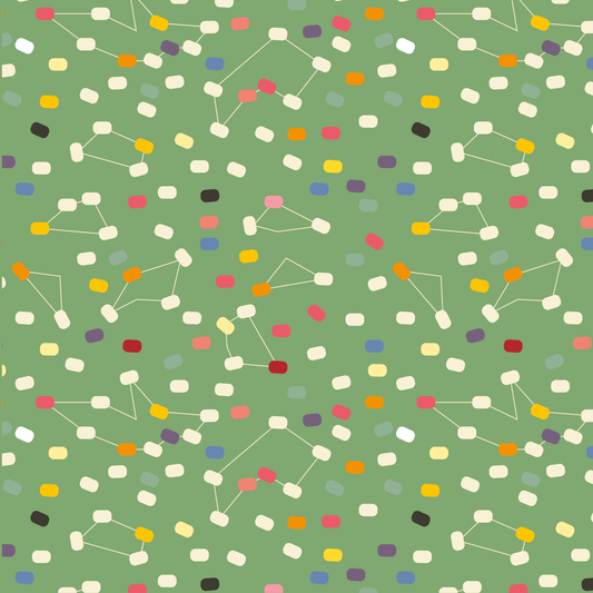 Matchsticks Fabric Apple