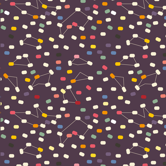 Germs Fabric Aubergine