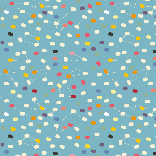 Germs Fabric Sky Blue