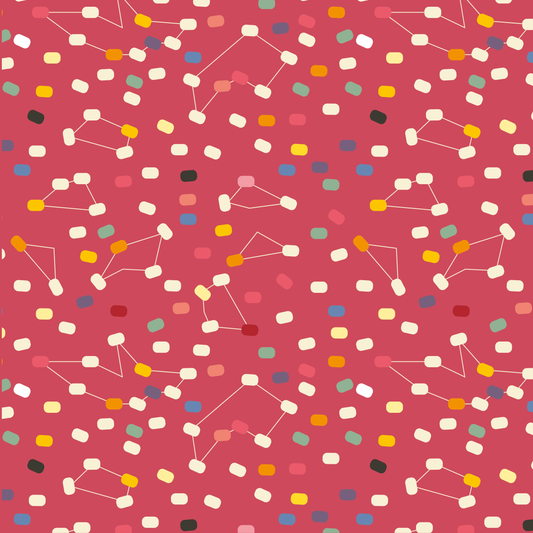 Germs Fabric Deep Pink
