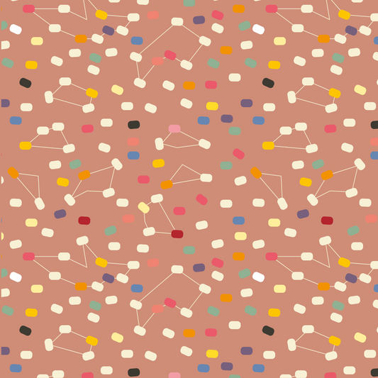 Germs Fabric Salmon