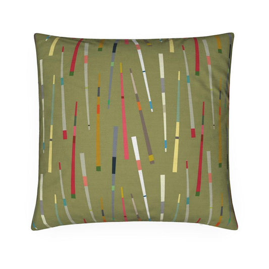 Chopsticks Cushion Olive