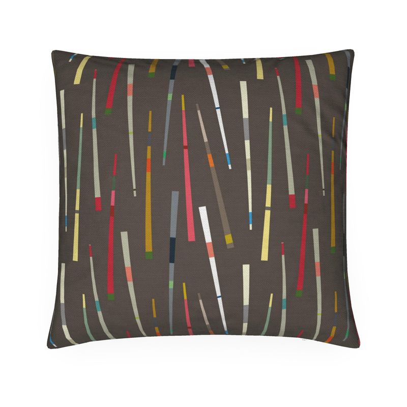 Chopsticks Cushion Brown