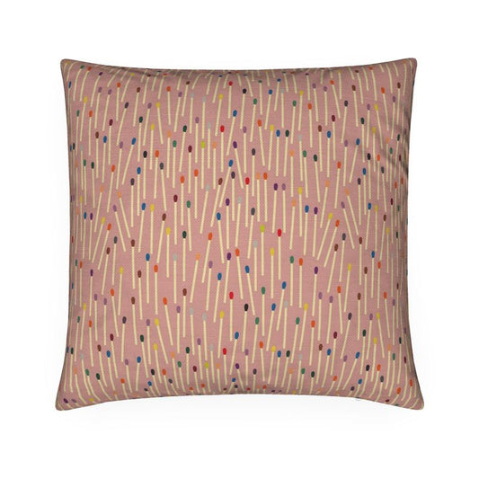 Matchsticks Cushion Salmon