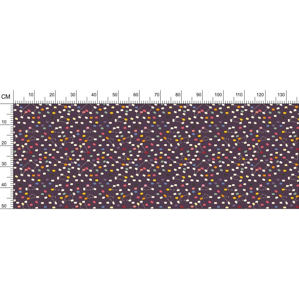 Germs Fabric Aubergine